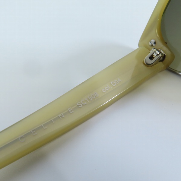 実際に弊社で買取させて頂いた(3)CELINE/セリーヌ サングラス アイウェア SC1508 col.D04の画像 5枚目