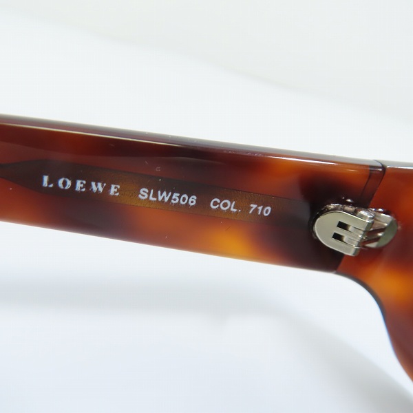実際に弊社で買取させて頂いた(5)LOEWE/ロエベ サングラス アイウェア SLW506 COL.710 の画像 5枚目