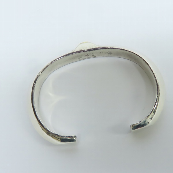 実際に弊社で買取させて頂いた【ギャラ付】FIRST ARROWS/ファーストアローズ K18 ロングホーン バングル BR-245の画像 5枚目