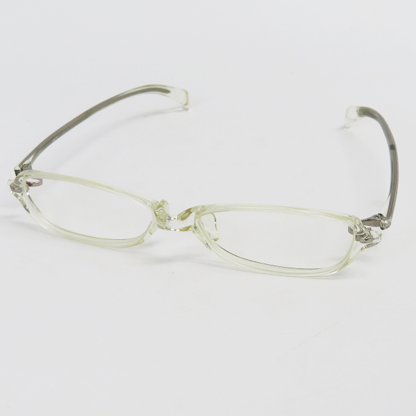 実際に弊社で買取させて頂いた999.9/フォーナインズ スクエア型 眼鏡/メガネフレーム 度入り NP-711
