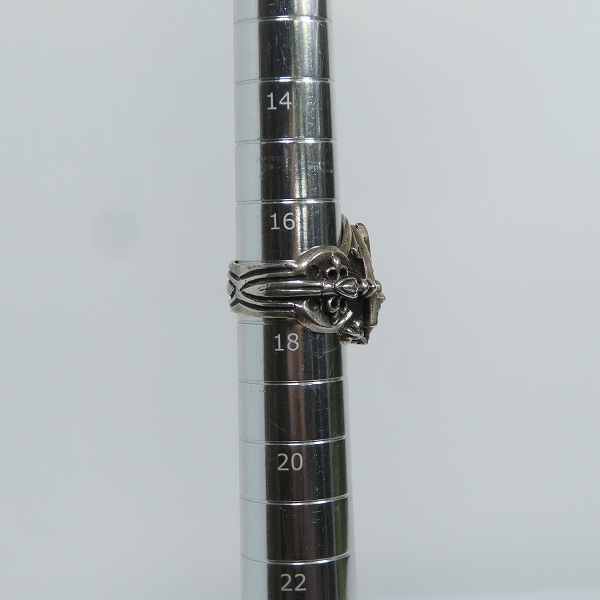 実際に弊社で買取させて頂いた【ギャラ付き】Leathers＆Treasures/レザーズ＆トレジャーズ クレストリング w/ポリチーノクロスの画像 7枚目