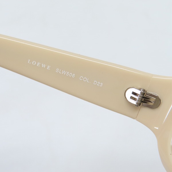 実際に弊社で買取させて頂いた(2)LOEWE/ロエベ サングラス アイウェア SLW506 COL.D23の画像 5枚目
