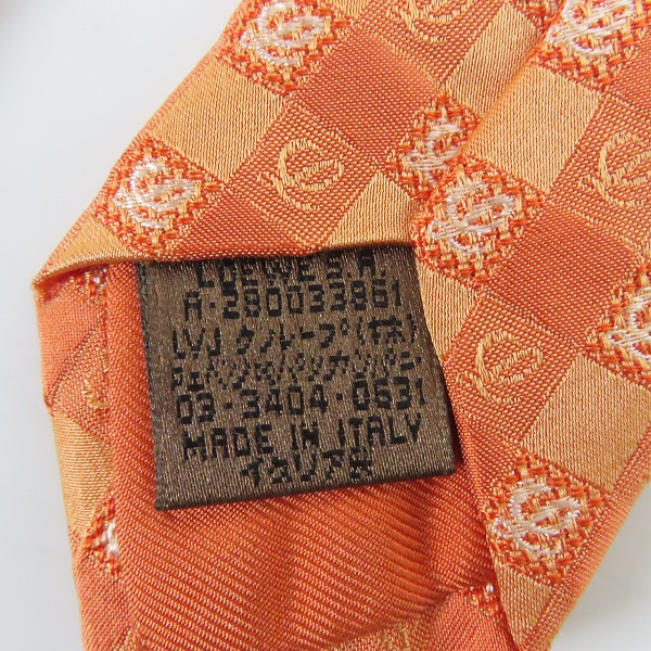 実際に弊社で買取させて頂いたLOEWE/ロエベ 総柄ネクタイの画像 4枚目