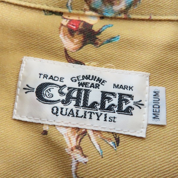 実際に弊社で買取させて頂いたCALEE/キャリー 16SA RODEO BORDER SHIRT/ロデオ柄 プリントシャツ/長袖/Mの画像 2枚目