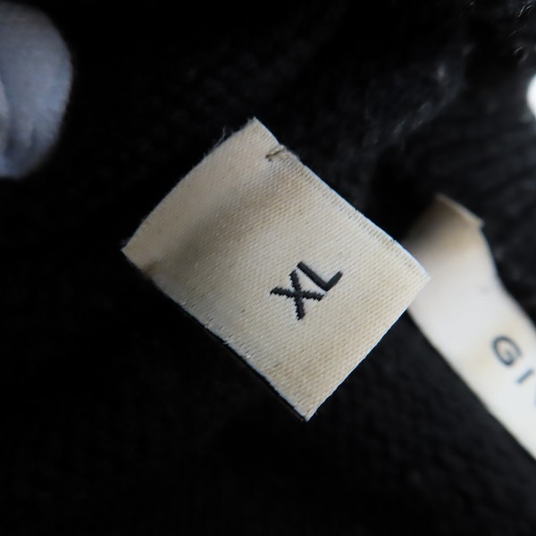 実際に弊社で買取させて頂いた【JPタグ】GIVENCHY/ジバンシィ バンドヘビーセーターフロントロゴニット BM900G400M/XLの画像 3枚目