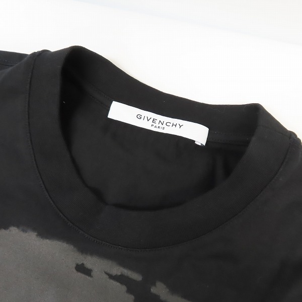 実際に弊社で買取させて頂いたGIVENCHY/ジバンシィ 17AW ロットワイラープリントＴシャツ BM705L3Y1P/XSの画像 6枚目
