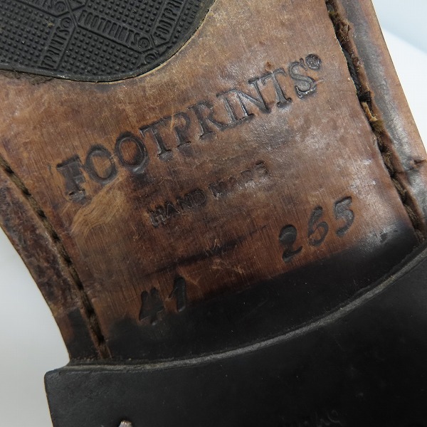 実際に弊社で買取させて頂いたFOOTPRINTS by BIRKENSTOCK/フットプリンツバイビルケンシュトック レザーシューズ/41の画像 5枚目