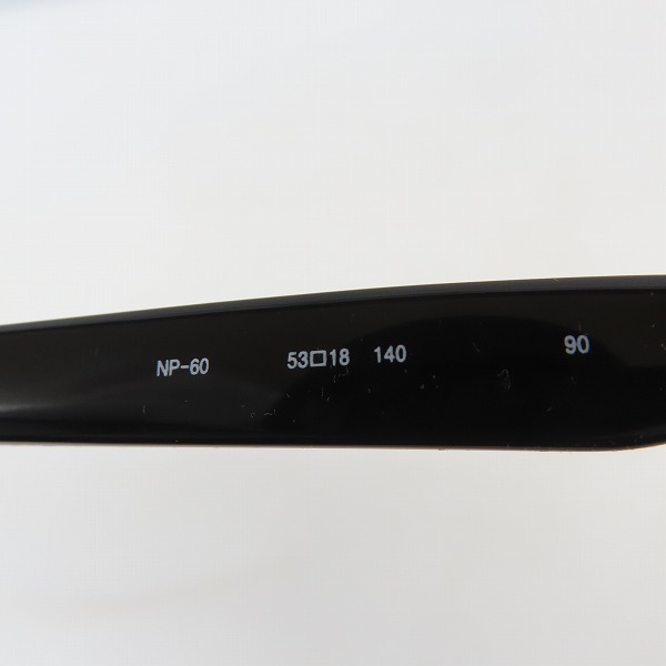 実際に弊社で買取させて頂いた999.9/フォーナインズ アイウェア/メガネフレーム NP-60の画像 7枚目