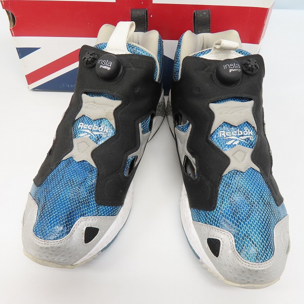 実際に弊社で買取させて頂いた【観賞用】Reebok/リーボック atmos別注 INSTA PUMP FURY SNAKE COLLECTION REPTILE BLUE 1-961243/27.0　