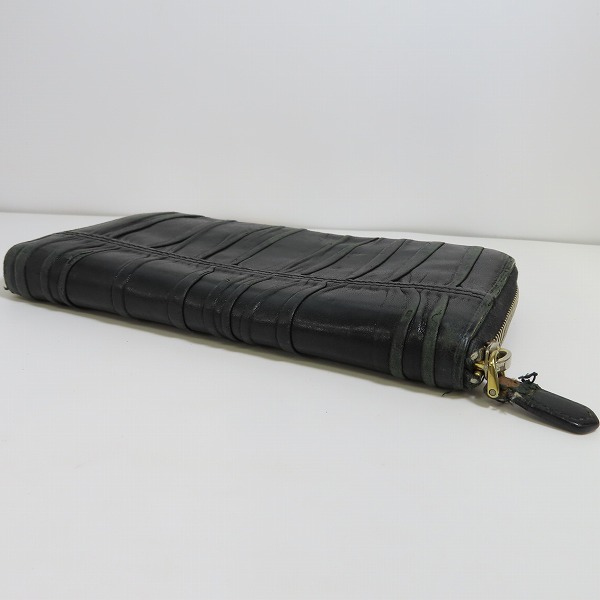 実際に弊社で買取させて頂いたPRADA/プラダ レザー ラウンドファスナー長財布の画像 2枚目