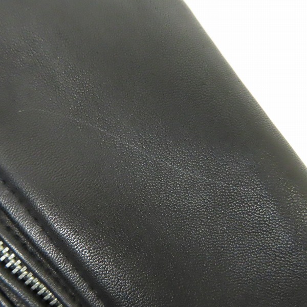 実際に弊社で買取させて頂いたHARE/ハレ 羊革/ラムレザー シングルライダースジャケット HA030006AD/Mの画像 6枚目