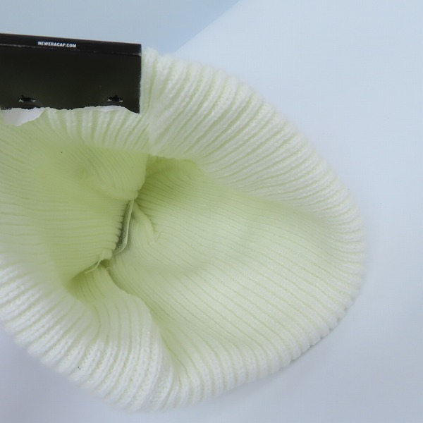 実際に弊社で買取させて頂いた（2）【未使用】NEW ERA×FRAGMENT DESIGN/ニューエラ×フラグメント デザイン ポンポンニット リブ ホワイトの画像 5枚目