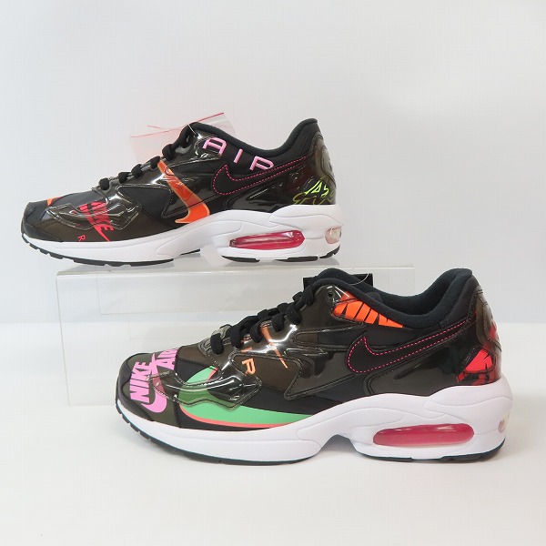 実際に弊社で買取させて頂いた【未使用】NIKE×ATMOS/ナイキ×アトモス AIR MAX2 LIGHT QS/エアマックス2 ライトQS CI5590-001/27.5の画像 3枚目