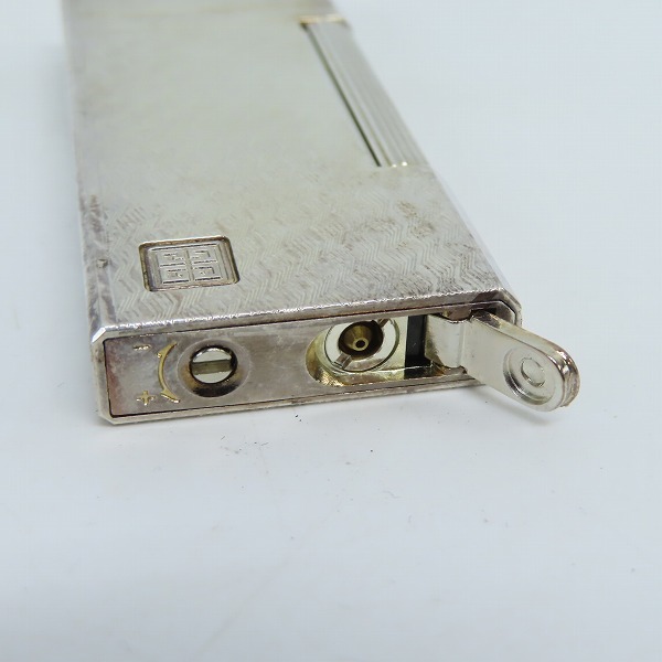 実際に弊社で買取させて頂いたGIVENCHY/ジバンシィ 2000 シルバー ローラー ガスライターの画像 7枚目