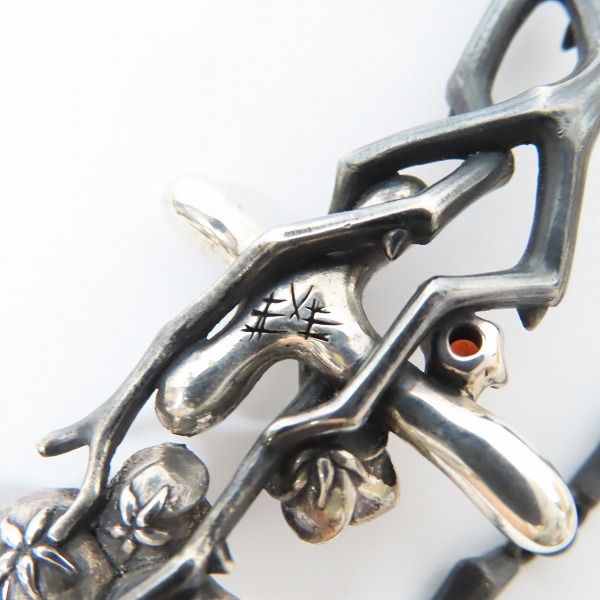 実際に弊社で買取させて頂いたBloody Mary/ブラッディマリー 2013年 xmas限定 ヴァニタス ローズ クロス ネックレスの画像 3枚目