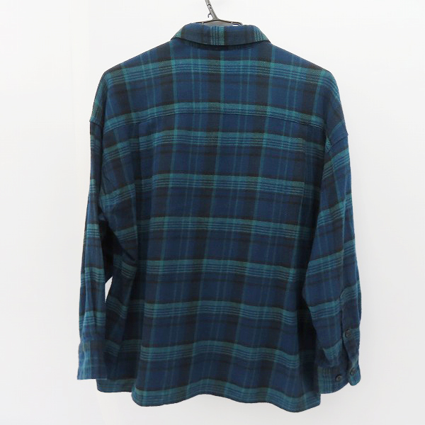 実際に弊社で買取させて頂いたDESCENDANT/ディセンダント Hyannis BD くじら刺繍 コットン 長袖 チェック シャツ/1の画像 1枚目
