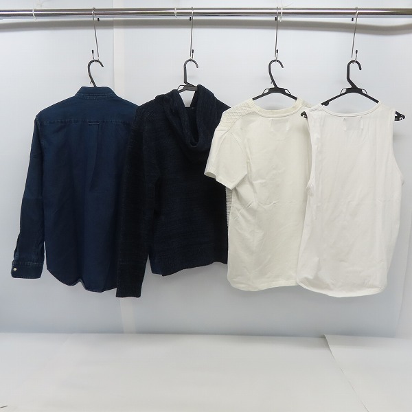 実際に弊社で買取させて頂いた417 EDIFICE/エディフィス シャツ/ジップアップパーカー/ニット 等 4点セットの画像 1枚目