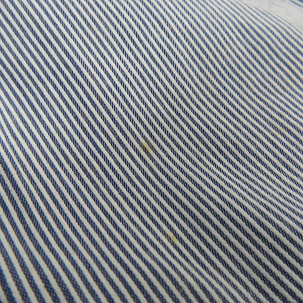 実際に弊社で買取させて頂いたSTUSSY/ステューシー AUTHENTIC GEAR 金タグ ジップアップ ストライプ パーカー/XLの画像 7枚目