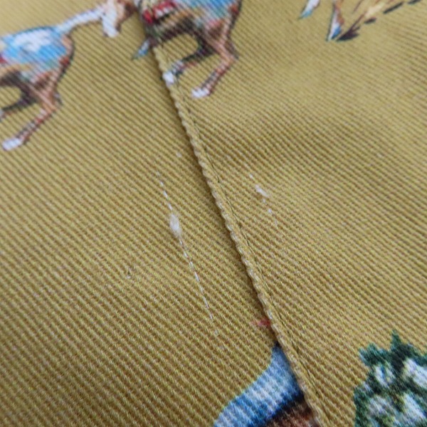 実際に弊社で買取させて頂いたCALEE/キャリー 16SA RODEO BORDER SHIRT/ロデオ柄 プリントシャツ/長袖/Mの画像 4枚目