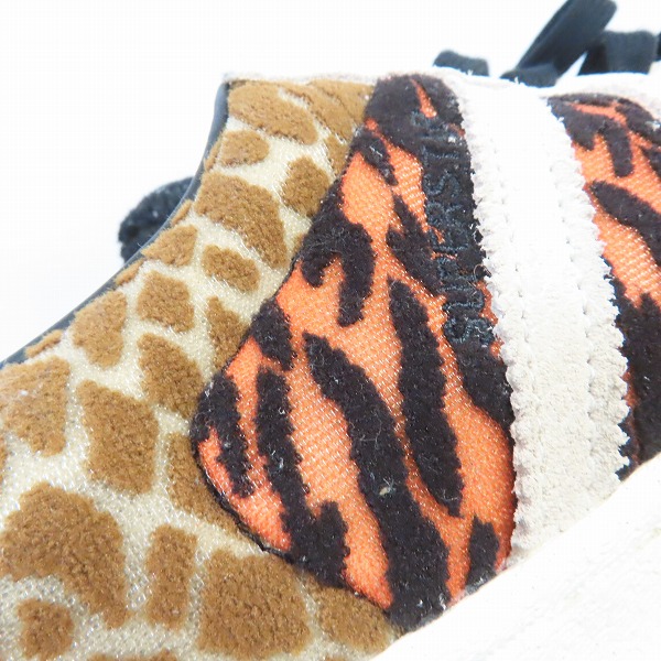 実際に弊社で買取させて頂いたadidas×atmos/アディダス×アトモス SUPERSTAR CRAZY ANIMAL PACK シューズ/スニーカー FY5232/29の画像 6枚目