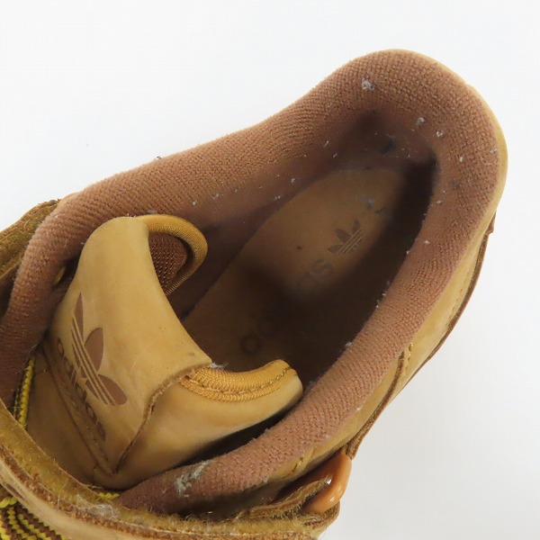 実際に弊社で買取させて頂いたadidas/アディダス FORUM LOW atmos WHEAT フォーラムロー アトモス GX3953/28の画像 4枚目
