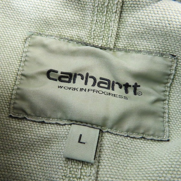 実際に弊社で買取させて頂いたCarhartt/カーハート 襟コーデュロイ ジャケット/カバーオール/Lの画像 2枚目