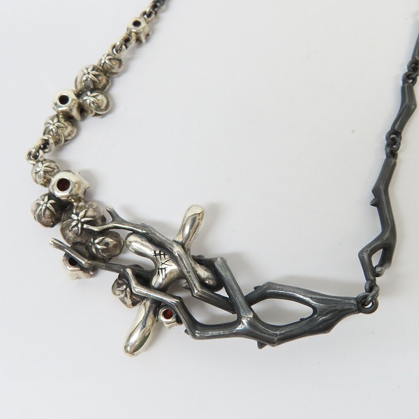 実際に弊社で買取させて頂いたBloody Mary/ブラッディマリー 2013年 xmas限定 ヴァニタス ローズ クロス ネックレスの画像 1枚目