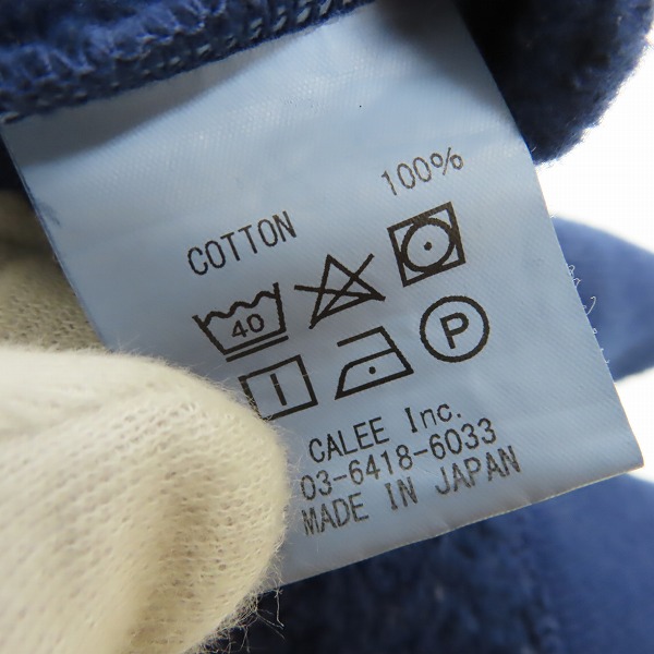 実際に弊社で買取させて頂いたCALEE/キャリー 20AW ロゴプリント クルーネックトレーナー/Mの画像 3枚目