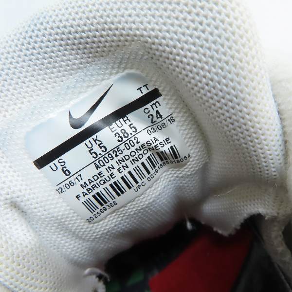 実際に弊社で買取させて頂いたNIKE×atmos/ナイキ×アトモス AIR MAX 95 "WE LOVE NIKE"/エアマックス95 スニーカー AQ0925-002/24.0の画像 5枚目