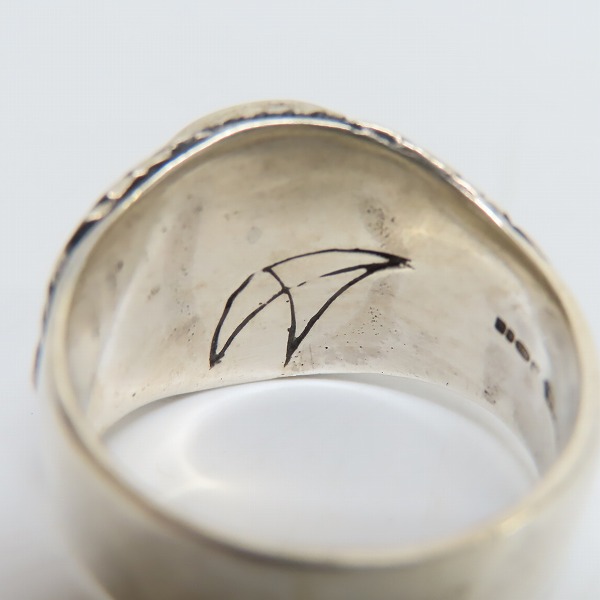 実際に弊社で買取させて頂いたCRAZY PIG/クレイジーピッグ クリスタル スカルリングの画像 6枚目