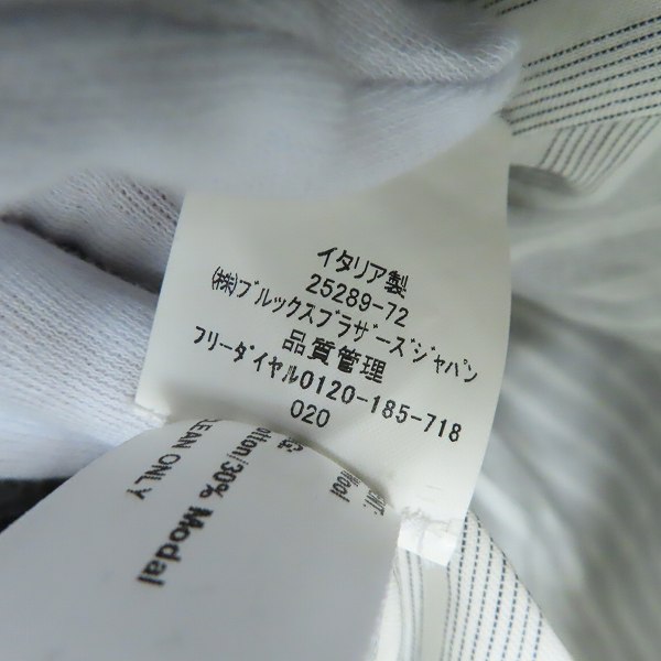 実際に弊社で買取させて頂いたBrooks Brothers/ブルックスブラザーズ ジップダウンベスト ウール BB2の画像 5枚目