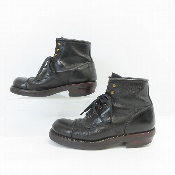 実際に弊社で買取させて頂いたCALEE/キャリー レースアップ レザー ブーツの画像 3枚目