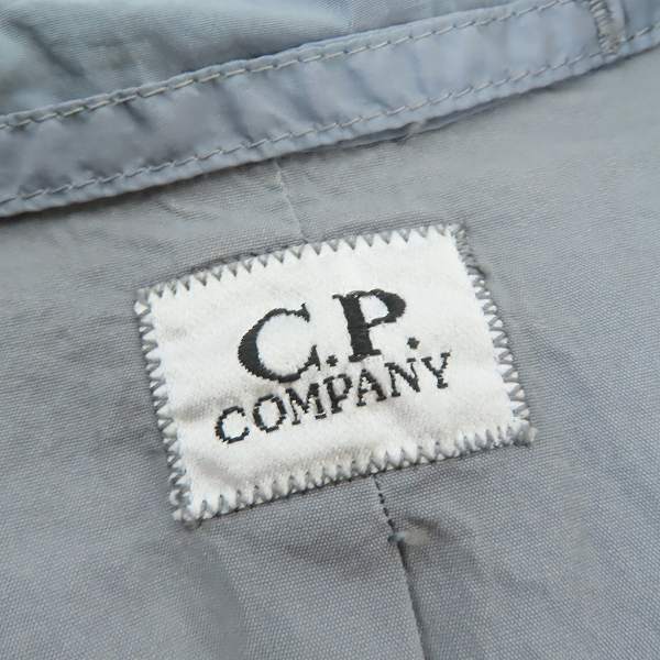 実際に弊社で買取させて頂いたC.P.COMPANY/シーピーカンパニー ロング丈 ナイロンジャケット/46の画像 2枚目