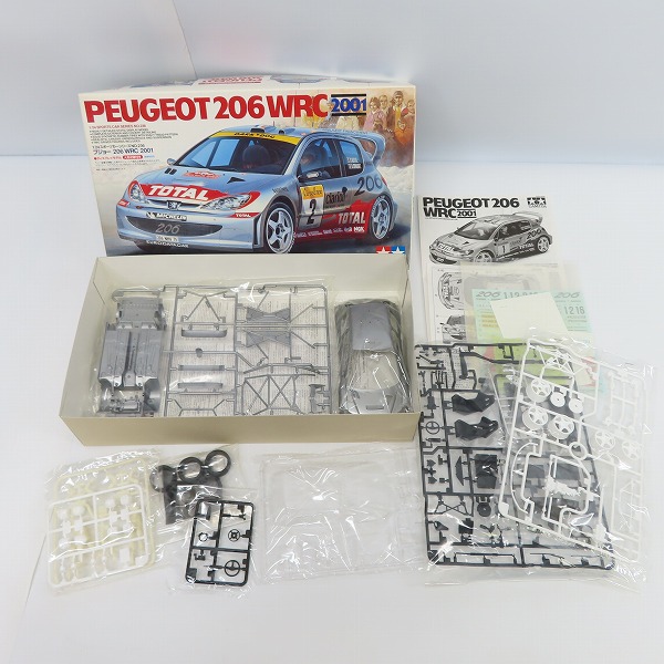 実際に弊社で買取させて頂いた【未組立】タミヤ/ハセガワ 1/24 プジョー 206 ERC 2001/スバル インプレッサ WRC 2002/ランチア 037 ラリー 3点セットの画像 2枚目