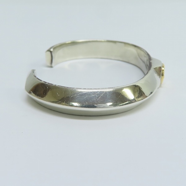 実際に弊社で買取させて頂いた【ギャラ付】FIRST ARROWS/ファーストアローズ K18 ロングホーン バングル BR-245の画像 3枚目