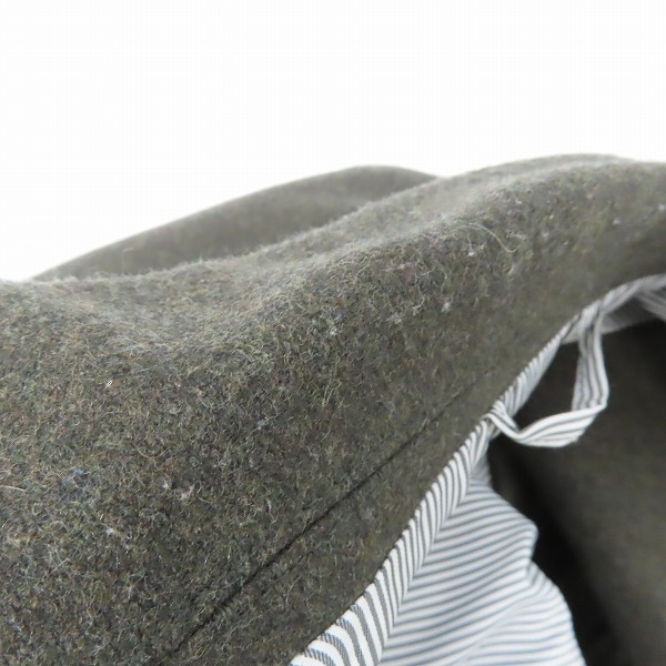 実際に弊社で買取させて頂いたEDIFICE/エディフィス  メルトンウール チェスターコート BALLIS 16-020-300-1010-3-0/Lの画像 6枚目