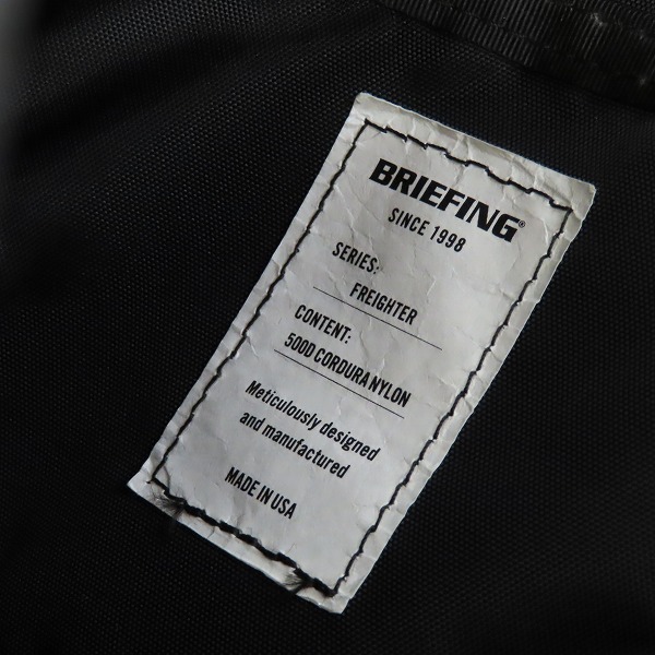実際に弊社で買取させて頂いたBRIEFING/ブリーフィング FREIGHTER T-SHOULDER/フレイター T-ショルダーバッグ/メッセンジャーバッグ BRA221L09の画像 5枚目