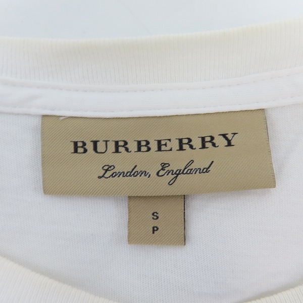 実際に弊社で買取させて頂いた【JPタグ】BURBERRY/バーバリー コラージュ ロゴプリント 半袖Tシャツ 8007014/Sの画像 2枚目