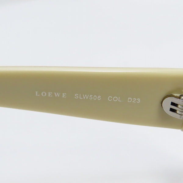 実際に弊社で買取させて頂いた（3）LOEWE/ロエベ サングラス アイウェア SLW506 COL.D23の画像 7枚目