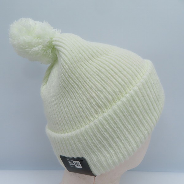 実際に弊社で買取させて頂いた（2）【未使用】NEW ERA×FRAGMENT DESIGN/ニューエラ×フラグメント デザイン ポンポンニット リブ ホワイトの画像 3枚目