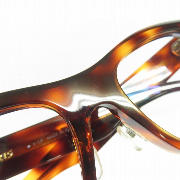 実際に弊社で買取させて頂いたCELINE/セリーヌ  RED HAVANA FRAME 度入り メガネ/アイウェア CL50039F 054の画像 8枚目