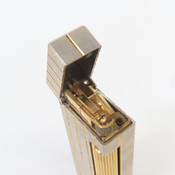 実際に弊社で買取させて頂いたdunhill/ダンヒル サイドローラーガスライター ストライプの画像 6枚目