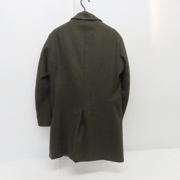 実際に弊社で買取させて頂いたEDIFICE/エディフィス  メルトンウール チェスターコート BALLIS 16-020-300-1010-3-0/Lの画像 1枚目
