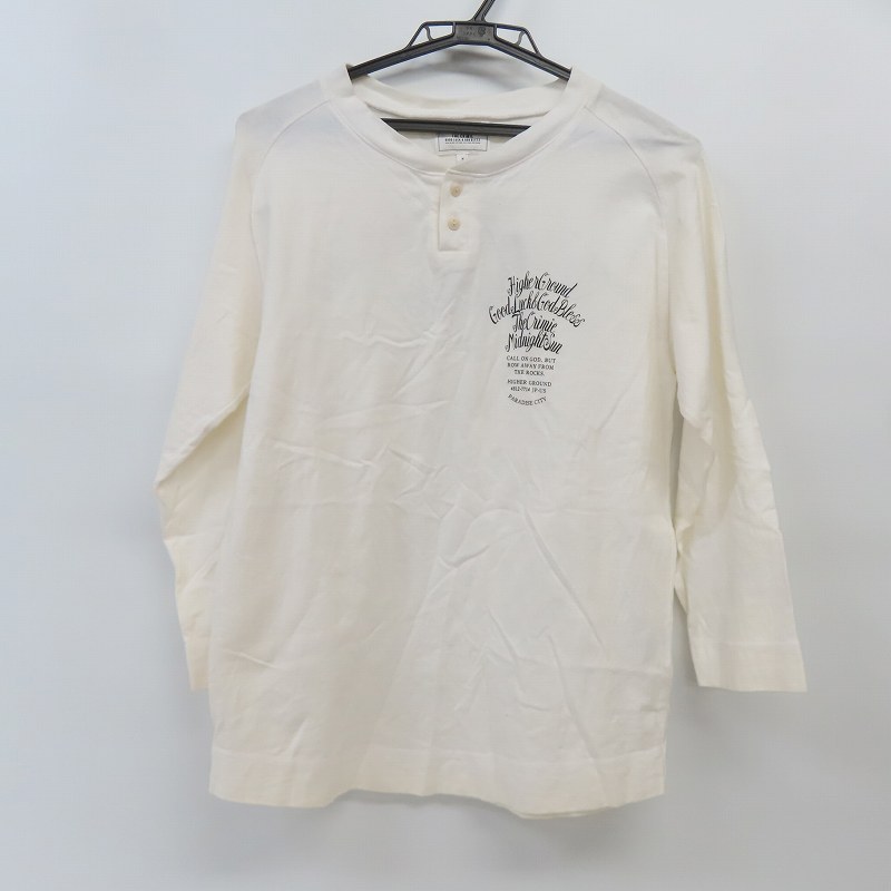 実際に弊社で買取させて頂いたTHE CRIME/クライミー 七分袖 ボタン カットソー M