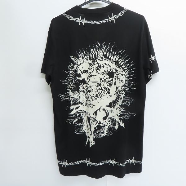実際に弊社で買取させて頂いたGIVENCHY/ジバンシィ GOTHIC OVERSIZED T-shirt Tシャツ BM71663Y6B/XXSの画像 1枚目