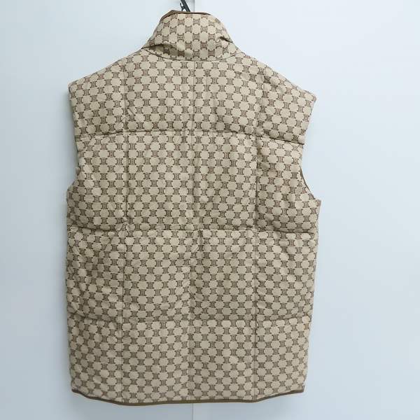 実際に弊社で買取させて頂いたCELINE/セリーヌ ダウンベスト マカダム柄 オーバーサイズ の画像 1枚目