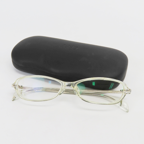 実際に弊社で買取させて頂いた999.9/フォーナインズ スクエア型 眼鏡/メガネフレーム 度入り NP-711の画像 9枚目