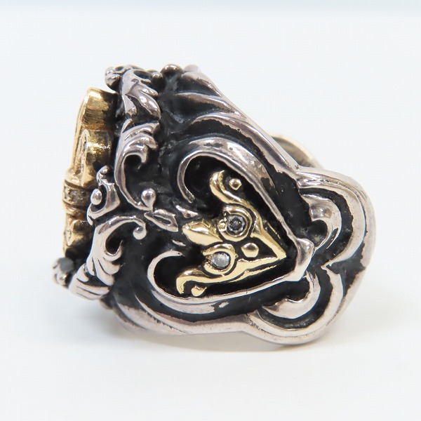 実際に弊社で買取させて頂いたLeathers & Treasures/レザーズアンドトレジャーズ K18/ダイヤパヴェ バロックリングの画像 2枚目