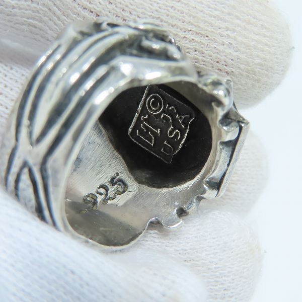 実際に弊社で買取させて頂いた【ギャラ付き】Leathers＆Treasures/レザーズ＆トレジャーズ クレストリング w/ポリチーノクロスの画像 6枚目