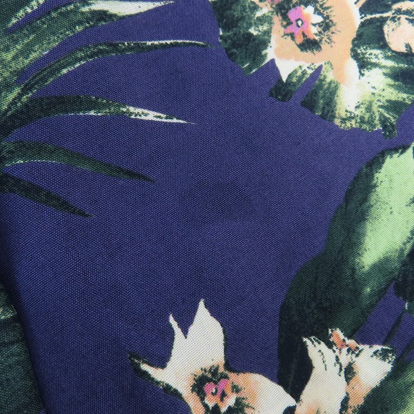 実際に弊社で買取させて頂いたCALEE/キャリー 総柄 半袖 アロハシャツ 2点セットの画像 4枚目